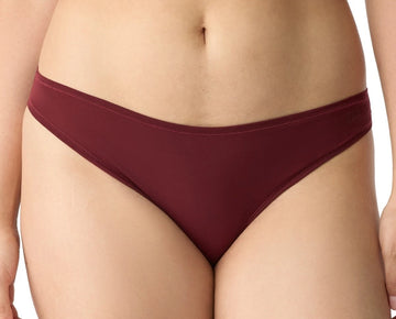 GapBody Women's Breathe Bikini Underwear GPW00175 Wine Red Size L