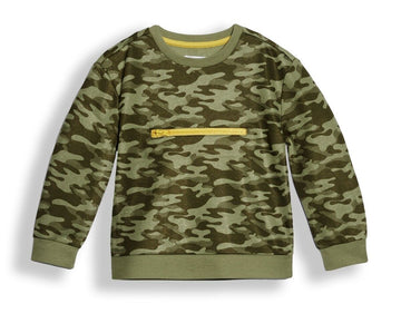 Epic Threads Little Boys Camo Fleece Pullov Olive Camo Green Size 6