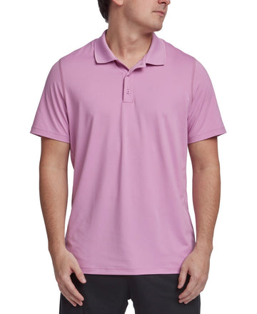 Reebok Mens Regular fit Short Sleeve Training Polo Shirt Size XXL Pink Solid