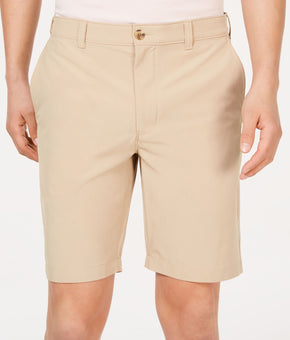 CLUBROOM Mens Beige Regular Fit Stretch Shorts Size 42W