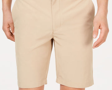 CLUBROOM Mens Beige Regular Fit Stretch Shorts Size 42W