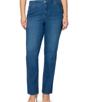 Gloria Vanderbilt High Rise Amanda Straight Jeans Blue Size 20W