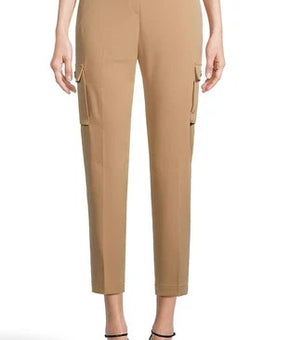Karl Lagerfeld Paris Chain Embellished Cargo Dress Pants Cartouche SZ M SALE $99