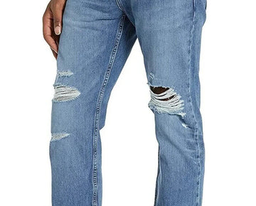 Levi's Men's 502 Taper Jeans Ocala Knee Blue Size 34W x 30L