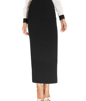 Kasper Womens Office Wear Professional Midi Skirt Black Size 12