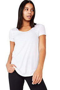 COTTON ON Women's Gym T-Shirt, White, Size XL