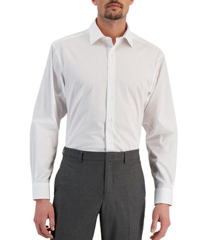 Alfani Regular Fit Stain Resistant Dress Shirt White Size 16/16.5 X 34/35 $60