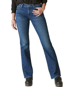 Lucky Brand Women's Sweet Mid Rise Boot Denim Jeans Blue Size 25 / 0 MSRP $119