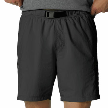 Columbia Mens Regular fit Casual Shorts Size M - 8 Inseam Black Solid MSRP $60