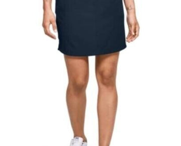 Under Armour Women's Links Storm Golf Skort Navy Size 4 MSRP $70