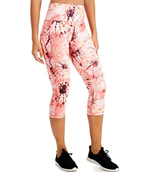 Ideology Women's Performance Printed Cropped Leggings Size XS, Prink