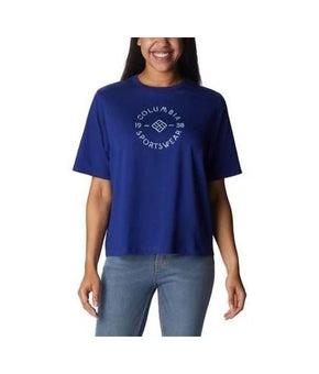 Columbia Womens North Cascades Cotton Columbia Blue Size S