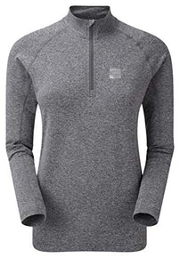 Sprayway Womens Rissa Half-Zip Top Activewear , Grey Chrome, 8
