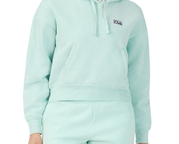 FILA Women's Marina Fleece Hoodie Mint Green Size XL MSRP $45