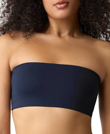 GapBody Women Super Stretch Unlined Bandeau Bralette GPW01354 Navy Size S $35