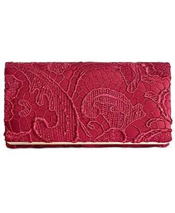 Giani Bernini Red Wine Lace Clutch