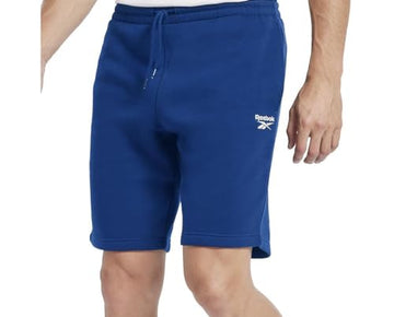 Reebok Men's Standard Identity Shorts, Vector Blue Logo, Size L