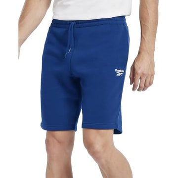 Reebok Men's Standard Identity Shorts, Vector Blue Logo, Size L