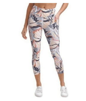 Calvin Klein Performance Women's 7/8 Length Leggings, Gray Multicolor, Size XS