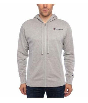 Champion Men??s Full Zip Hoodie Gray Size XL