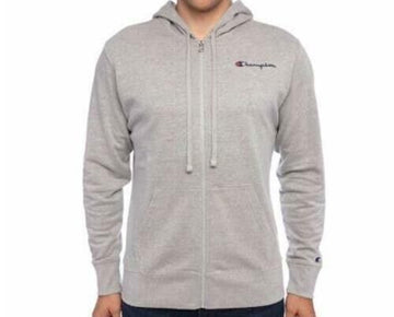 Champion Men??s Full Zip Hoodie Gray Size XL