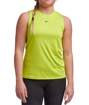 Reebok Women's Soft Identity Performance Sleeveless Tank Top Light Green Size S