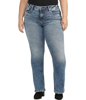 Silver Jeans Co. Plus Size 20W / 31 Suki Mid Rise Curvy Fit Bootcut Jeans $88