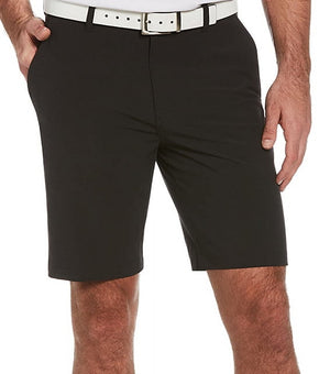 PGA TOUR Mens fit Golf Shorts 40 / 9 Black Solid Stretch