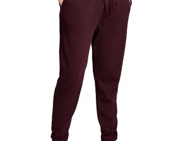 And Now This Mens Fleece Sweatpants Jogger Pants Maroon Red Size L
