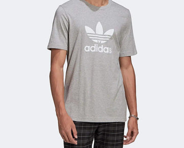 adidas Originals Men's Trefoil T-Shirt,Medium Grey Size M