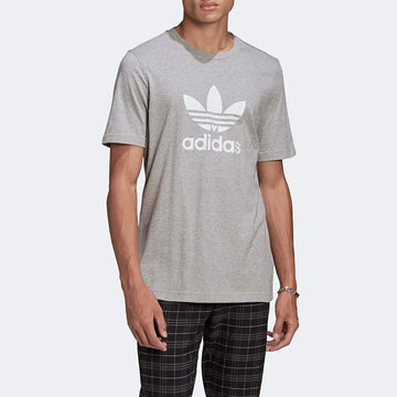adidas Originals Men's Trefoil T-Shirt,Medium Grey Size M