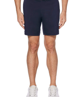 PGA TOUR Mens Regular fit Golf Shorts 44 / 7 Navy Blue Solid