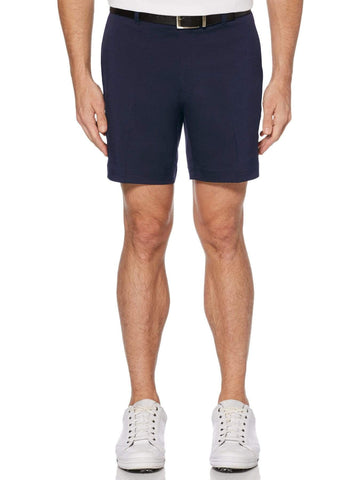 PGA TOUR Mens Regular fit Golf Shorts 44 / 7 Navy Blue Solid