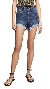 DL1961 Women's Cleo-High Rise Short, Solana, Blue Size 26