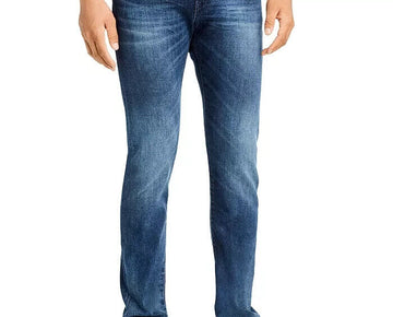HUGO BOSS MEN'S Delaware3 Slim Fit Jeans Navy Blue Size 40x32 MSRP $178