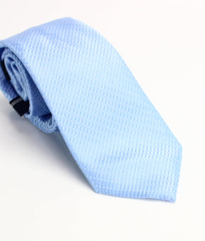 Nautica Men's Neck Tie Adrift Solid Skinny Slim Silk Blue