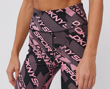 DKNY Womens Printed Bike Shorts Black Size XS MSRP $45