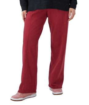 Champion Women's Drawstring-Waist Wide-Leg Sweatpants RED Size XS MSRP $55
