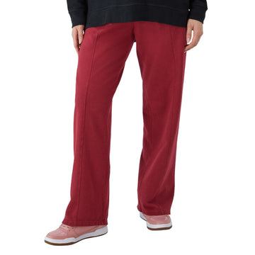 Champion Women's Drawstring-Waist Wide-Leg Sweatpants RED Size XS MSRP $55