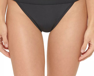 DKNY BLACK Low-Rise Bikini Swim Bottom, US Size L