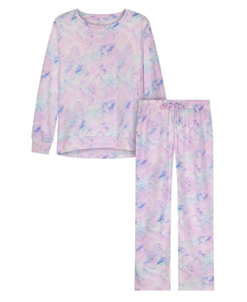 SLEEP ON IT Big Girls Pajama Set, 2 Piece Pink Size S (7/8) MSRP $44