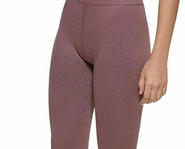 Calvin Klein Womens High Waist Moisture Wicking Legging Purple Size M MSRP $60