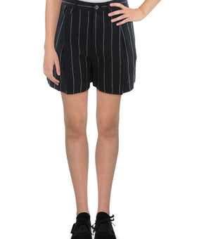 Lauren Ralph Lauren Womens Linen Mini Casual Shorts Black Size 14