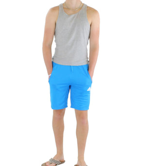 Adidas Mens Fitness Running Shorts Blue Size S