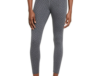 NIKE Womens Yoga Twist-Waist High-Rise 7/8 Length Leggings Gray Size XS MSRP $70