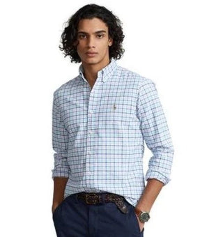 Polo Ralph Lauren Shirt Men Size XS Multicolor Check Classic Fit Button-Down $99