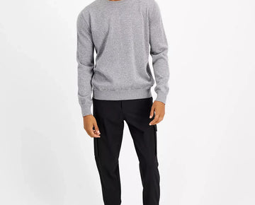 HUGO Boss Men's Slurex Sweater Silver Size XL MSRP $208