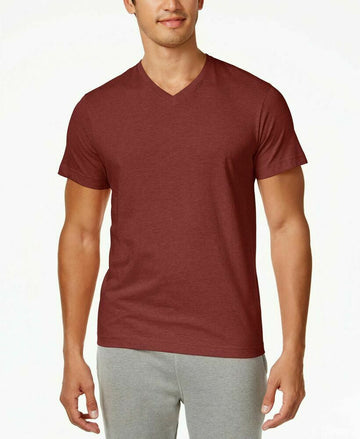 Alfani Men's V-Neck Undershirt Red Burgundy Size S