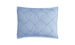 Sky Smock 1 KING Chevron Textured Pillow Shams Cotton Blue