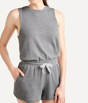 Splendid Kona Romper Womens Gray Size L MSRP $138